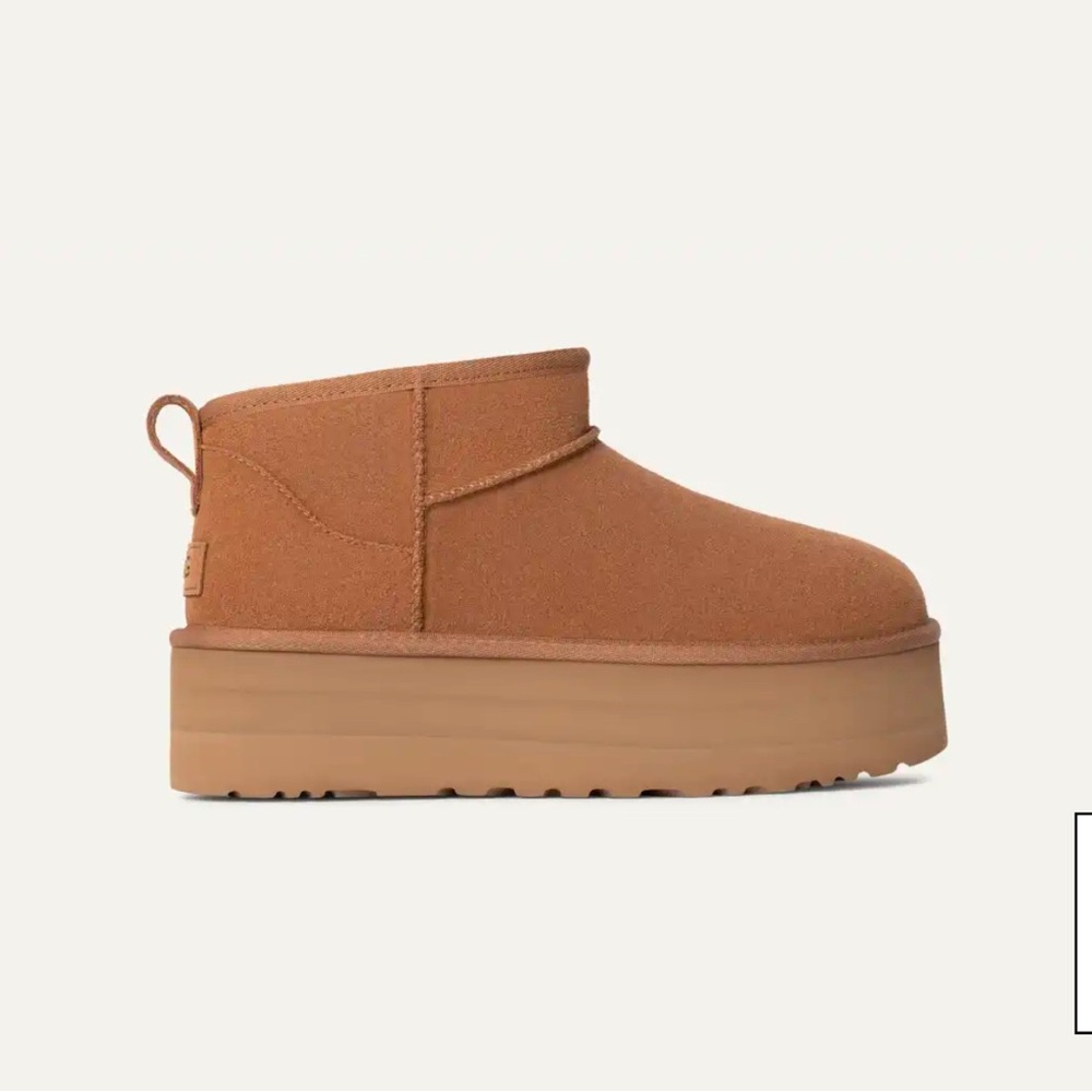 Classic Ultra Mini Platform size 8 in chestnut